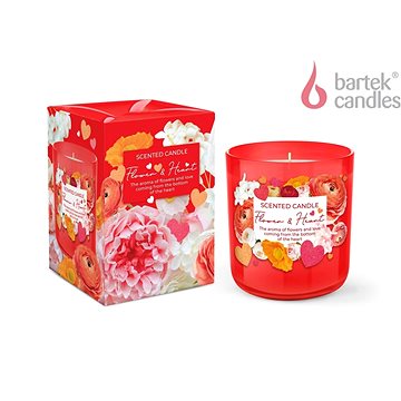 BARTEK CANDLES Flower Hearts 150 g (5901685074216)