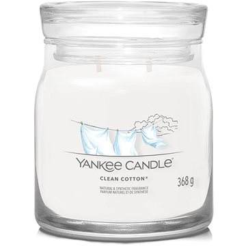 YANKEE CANDLE Signature 2 knoty Clean Cotton 368 g (5038581128979)