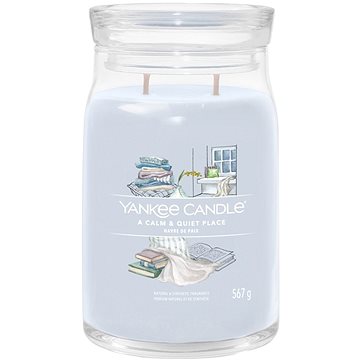 YANKEE CANDLE Signature sklo 2 knoty A Calm & Quiet Place 567 g (5038581124940)