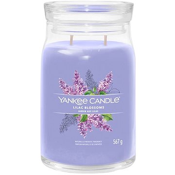 YANKEE CANDLE Signature sklo 2 knoty Lilac Blossoms 567 g (5038581128702)