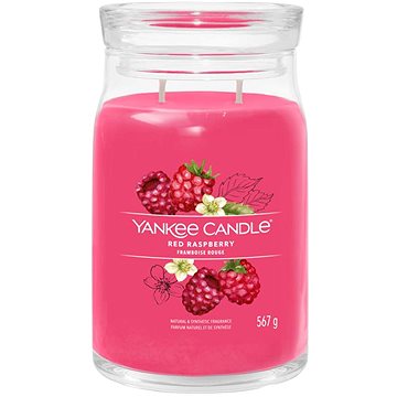 YANKEE CANDLE Signature sklo 2 knoty Red Raspberry 567 g (5038581124964)