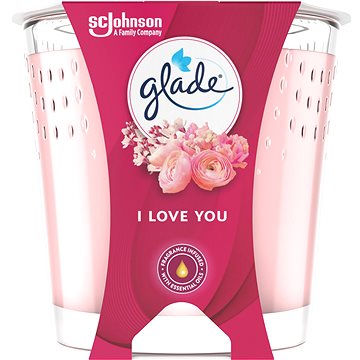 GLADE Candle I love you 129 g (5000204230505)