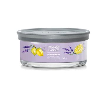 YANKEE CANDLE Signature 5 knotů Lemon Lavender 340 g (5038581143767)