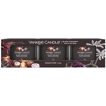 YANKEE CANDLE Black Coconut 3× 37 g (5038581125190)