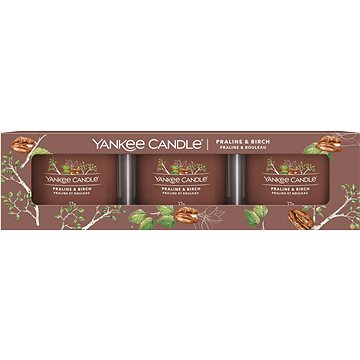 YANKEE CANDLE Praline & Birch 3× 37 g (5038581125350)