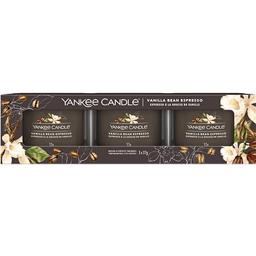 YANKEE CANDLE Vanilla Bean Espresso 3× 37 g (5038581125442)