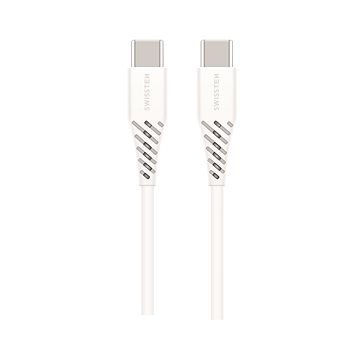 Swissten datový kabel USB-C / USB-C Power Delivery (100W) 2,5m bílý (71506530)