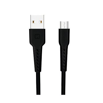 Swissten datový kabel micro USB 1m černý (71505520)