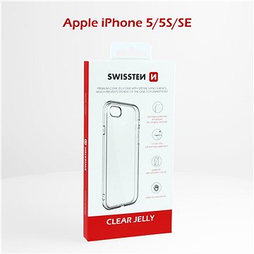 Swissten Clear Jelly pro Apple iPhone 5/5S/SE (32801700)
