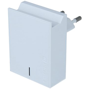 Swissten síťová nabíječka USB-C SMART IC 2xUSB 3A bílá (22043000)