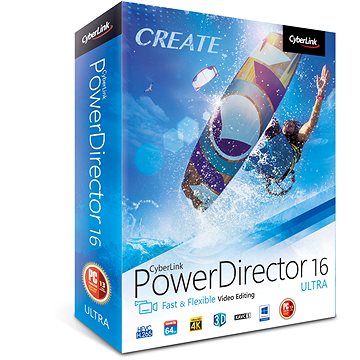 CyberLink PowerDirector 16 Ultra (elektronická licence) (Cybepowdirultra16)