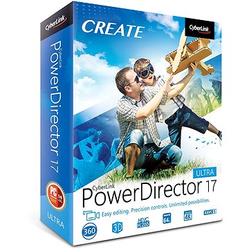CyberLink PowerDirector 17 Ultra (elektronická licence) (Cybepowdirultra17)