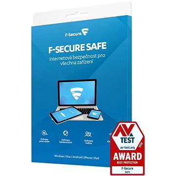F-Secure SAFE pro 3 zařízení na 1 rok (elektronická licence) (FCFXBR1N003E1)