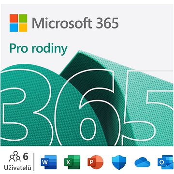 Microsoft 365 pro rodiny CZ (BOX) (6GQ-01550)