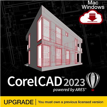 CorelCAD 2023 Win/Mac CZ/EN Upgrade (elektronická licence) (ESDCCAD2023MLUG)