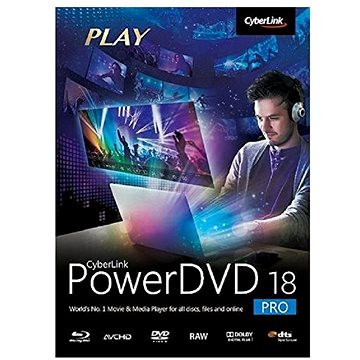 Cyberlink PowerDVD 18 Pro (elektronická licence) (cybepowpro18)