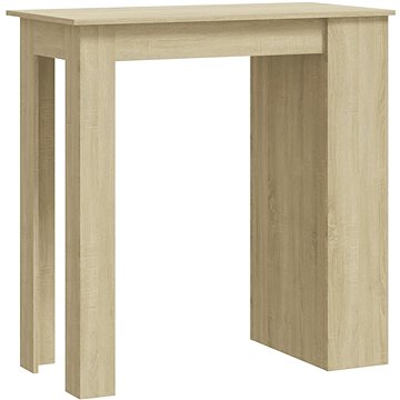Barový stůl s úložným regálem dub sonoma 102 × 50 × 103,5 cm, 809470 (809470)