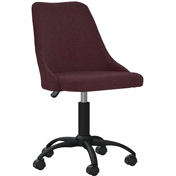 Otočná jídelní židle fialová textil, 330877 (330877)
