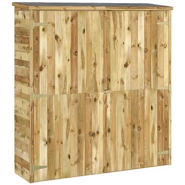 SHUMEE Skříň zahradní, dřevěná 163 × 50 × 171 cm (318198)