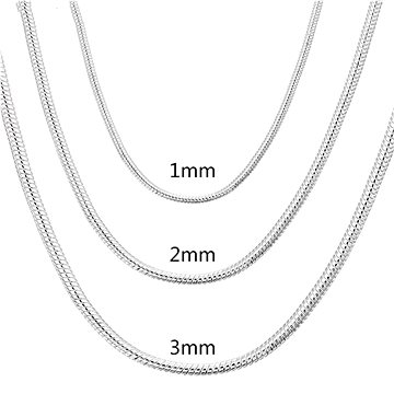 Had řetízek stříbrný 3mm - KL1 45 cm (16172)