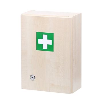 Nástěnná lékárnička malá prázdná – dekor dřevo (NLMP_drevo)