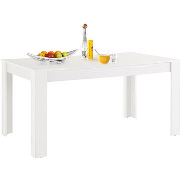 Danish Style Jídelní stůl Lora I., 160 cm, bílá (NT01538)