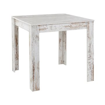 Danish Style Jídelní stůl Lora II., 80 cm, bílá (NT01547)