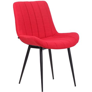 BHM Germany Jídelní židle Everett, textil, červená (C1004957)