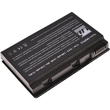 T6 power Acer TravelMate 5220, 7520, Extensa 5220 serie, 5200mAh, 56Wh, 6cell (NBAC0053)