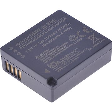 T6 power Panasonic DMW-BLE9, DMW-BLG10, 700mAh, černá (DCPA0024)