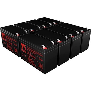 Sada baterií T6 Power pro Dell 2700W Rack UPS, VRLA, 12 V (T6APC0002_v86305)