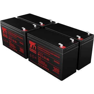 Sada baterií T6 Power pro Hewlett Packard PowerWise 1250, VRLA, 12 V