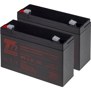 Sada baterií T6 Power pro APC Back-UPS 450, VRLA, 6 V (T6APC0012_v86737)