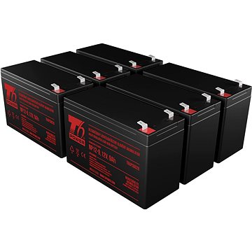 Sada baterií T6 Power pro záložní zdroj Eaton JNK3P, VRLA, 12 V (T6APC0022_v113168)