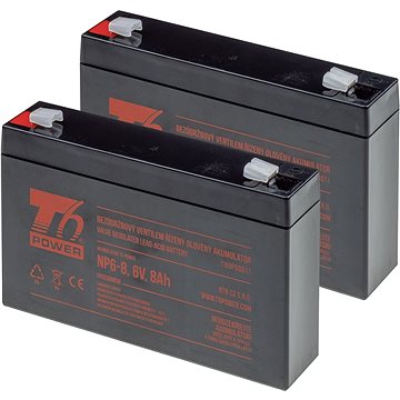 Sada baterií T6 Power pro APC Powerstack 450VA 1U, VRLA, 6 V (T6APC0024_v87104)