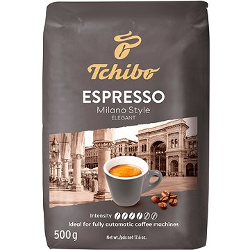 Tchibo Espresso Milano, zrnková, 500g (491542)