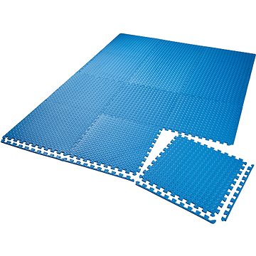 Podlahová ochranná rohož 12 ks modrá (402654)