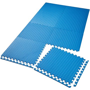 Podlahová ochranná rohož 8 ks modrá (402655)