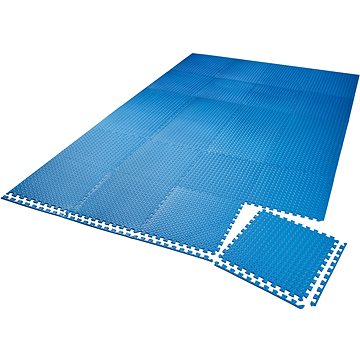 Podlahová ochranná rohož 24 ks modrá (404134)