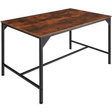 Jídelní stůl Belfast Industrial tmavé dřevo (404344)