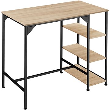 Barový stůl Cannock Industrial světlé dřevo, dub Sonoma (404355)