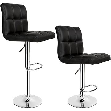 2 Barové židle Tony černé (401559)