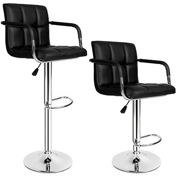 2 Barové židle Harald černé (401572)