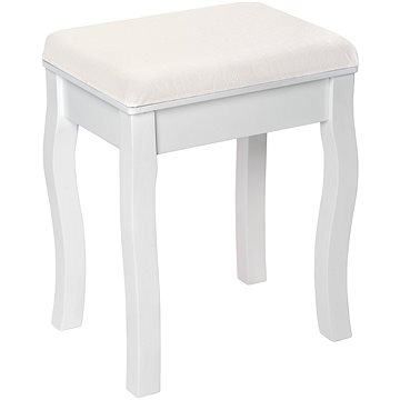 Toaletní stolička Barok bílá (402073)
