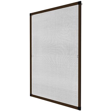 Síť proti hmyzu okenní 100 × 120 cm hnědá (401209)