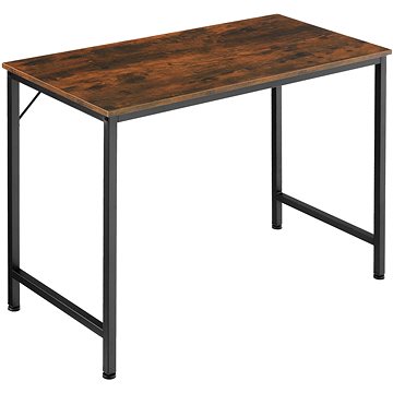 Tectake Psací stůl Jenkins, Industrial tmavé dřevo,100 cm (404459)