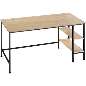 Tectake Psací stůl Donegal 140×60×76,5cm, Industrial světlé dřevo, dub Sonoma (404228)