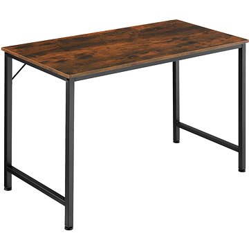 Tectake Psací stůl Jenkins, Industrial tmavé dřevo,120 cm (404461)