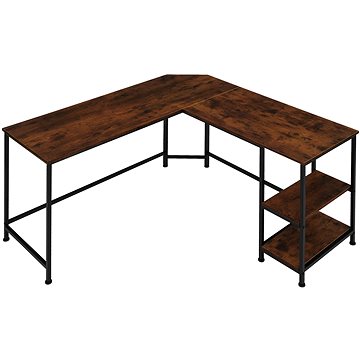 Tectake Psací stůl Hamilton, Industrial tmavé dřevo (404231)