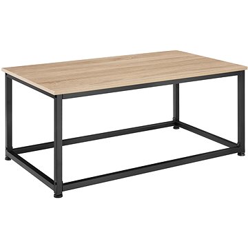 Tectake Konferenční stolek Lynch 100×55×45,5cm, Industrial světlé dřevo, dub Sonoma (404450)